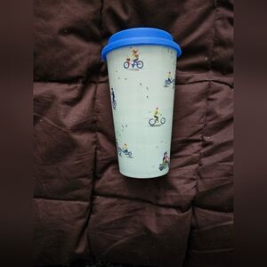 Bicycle Themed Travel Mug